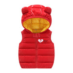Load image into Gallery viewer, Warm Down Vest for Kids Cozy Hooded Sleeveless Waistcoat for Boys &amp; Girls

